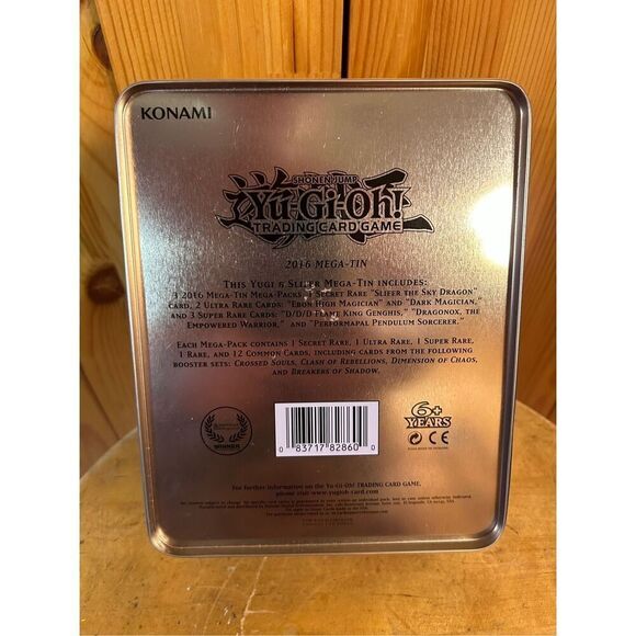 YU-GI-OH TRADING CARD GAME 2016 KAIBA & OBELISK MEGA-TIN EMPTY BOX (4543) - Picture 2 of 9